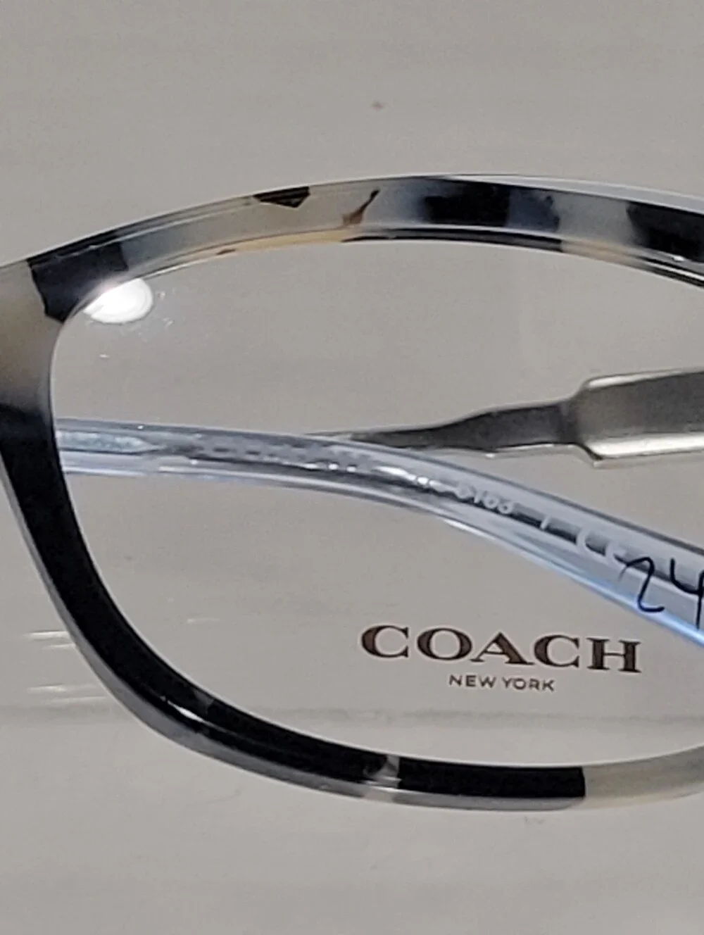Coach Eyeglasses Frames Model 6163 NWOT Cat Eye Tortoiseshell Blue - Picture 12 of 13